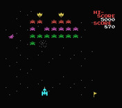 Galaxian for MSX - Blasting Galaxians...