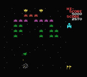 Galaxian for MSX - I'm hit!