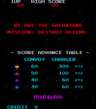 Galaxian for Arcade - Introducing the Galaxians! (U.S. version)