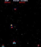 Galaxian for Arcade - Only a few Galaxians left on this level...