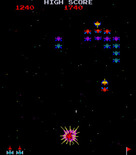 Galaxian for Arcade - Oops, I was hit again...