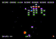 Galaxian for Apple II - I've been destroyed by Galaxians!