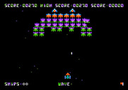 Galaxian for Apple II - Fighting Galaxians...