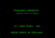 Galaxian for Apple II - Title screen.