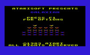 Galaxian for Commodore VIC-20 - Title screen.