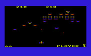 Galaxian for Commodore VIC-20 - Galaxians attacking...