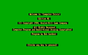 Computer Trivia for IBM PC/Compatibles - Title screen.