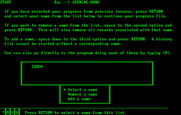 Typing Tutor III for IBM PC/Compatibles - Select an existing user, or create a new one.