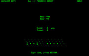 Typing Tutor III for IBM PC/Compatibles - Practice typing letters.