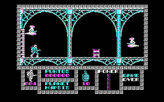 Game Over IBM PC/Compatibles Screenshot: Game start.