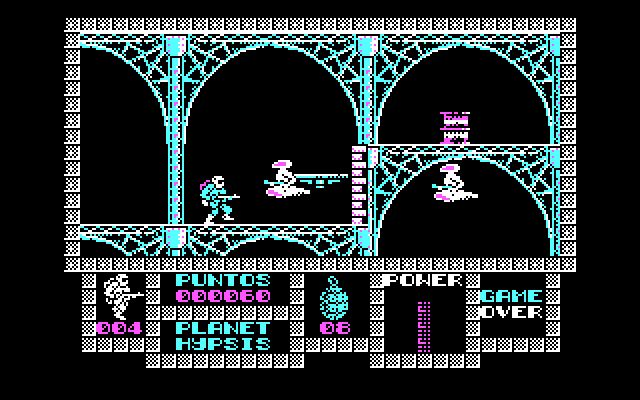 Game Over IBM PC/Compatibles Screenshot: Incoming opponents...