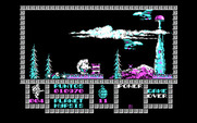 Game Over for IBM PC/Compatibles - Oops, fell off of the bottom of the screen and lost a life...