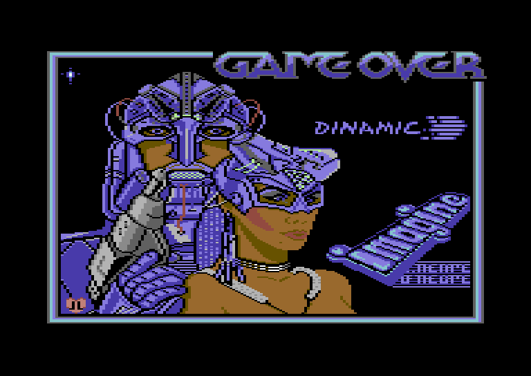 Game Over Commodore 64 Screenshot: Loading screen (English release).