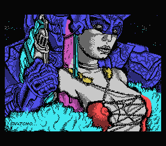 Game Over MSX Screenshot: Loading screen.