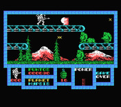 Game Over for MSX - Now I'm on the upper platform.
