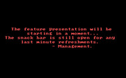 ALF: The First Adventure for IBM PC/Compatibles - The feature presentation will begin shortly...