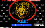 ALF: The First Adventure for Atari ST - Title screen.