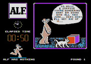 ALF: The First Adventure for Apple II - You need to get rid of all of your stuff if Willy catches you!
