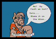 ALF: The First Adventure for Apple II - Game over.