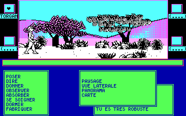 Sapiens IBM PC/Compatibles Screenshot: Exploring...