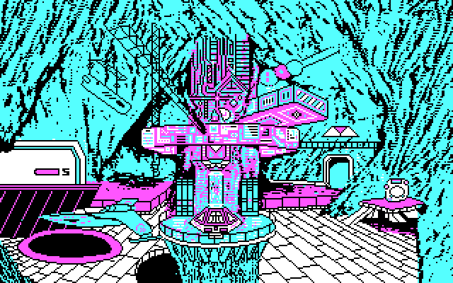 Captain Power and the Soldiers of the Future IBM PC/Compatibles Screenshot: Beginning the next level...