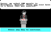 Card Sharks for IBM PC/Compatibles - The first question.