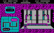 Contra for IBM PC/Compatibles - Running off to the next section of the maze...