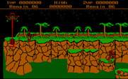 Contra for IBM PC/Compatibles - Starting a new game.