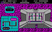 Contra for IBM PC/Compatibles - There are various corridors to make your way through.