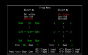 Contra for IBM PC/Compatibles - Game configuration.