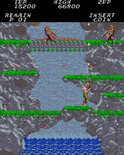 Contra for Arcade - Jump up this series of platforms...