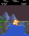 Contra for Arcade - I was killed by an exploding bridge...