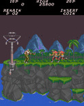 Contra for Arcade - Game start.