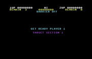 Contra for Commodore 64 - Get ready for target section 1!