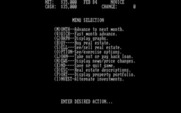 Baron: The Real Estate Simulation for IBM PC/Compatibles - The main game menu.