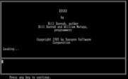 Essex for IBM PC/Compatibles - Title screen.