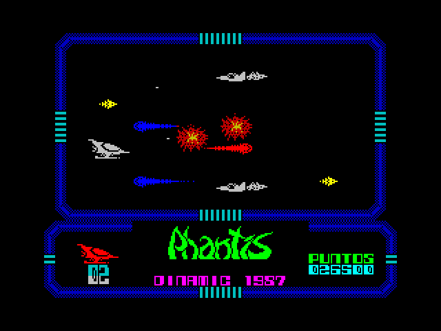 Game Over II ZX Spectrum Screenshot: One ship destroyed, more to go...