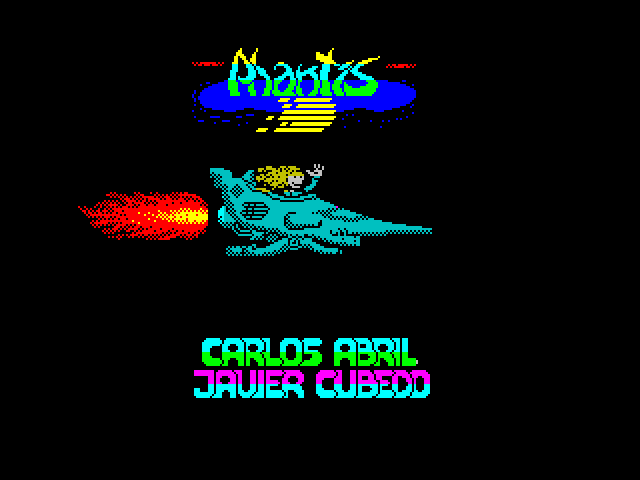 Game Over II ZX Spectrum Screenshot: Title screen.