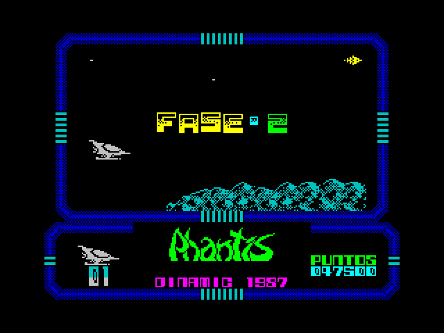 Game Over II ZX Spectrum Screenshot: On to level 2...