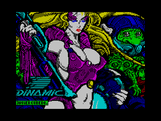 Game Over II ZX Spectrum Screenshot: Loading screen.