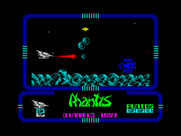Game Over II for ZX Spectrum - Blasting opponents...