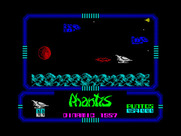 Game Over II for ZX Spectrum - Obstacles appear from all directions...