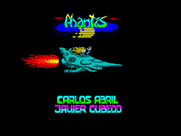 Game Over II for ZX Spectrum - Title screen.