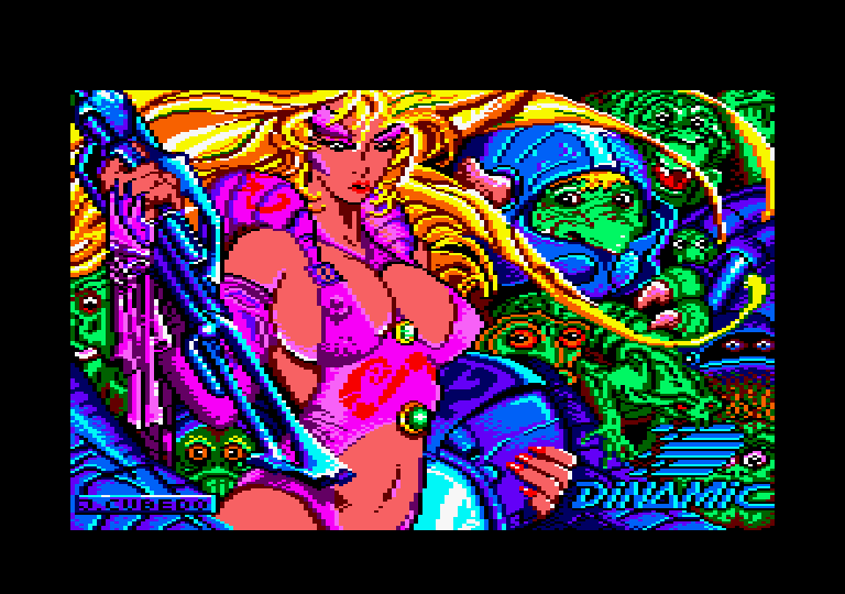 Game Over II Amstrad CPC Screenshot: Loading screen.