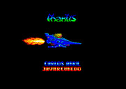 Game Over II for Amstrad CPC - Title screen.
