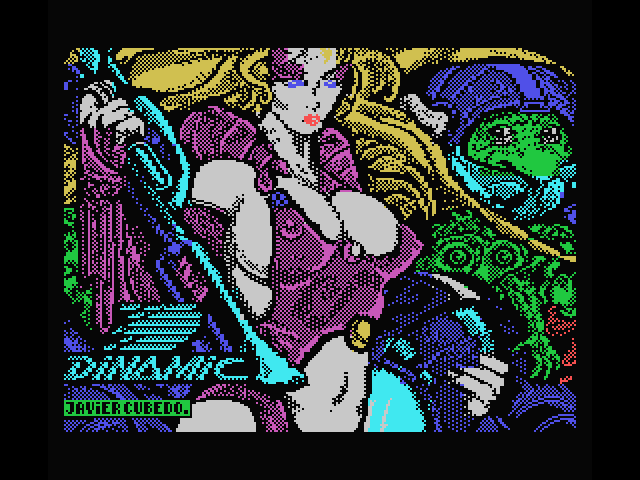 Game Over II MSX Screenshot: Loading screen.