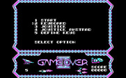 Game Over II for IBM PC/Compatibles - The main menu.