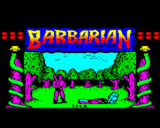 Death Sword for BBC Micro - I lost! My character is dragged off of the screen...