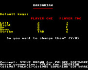 Death Sword for BBC Micro - Change keyboard settings?