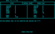 Drug Wars for IBM PC/Compatibles - The police have spotted me!